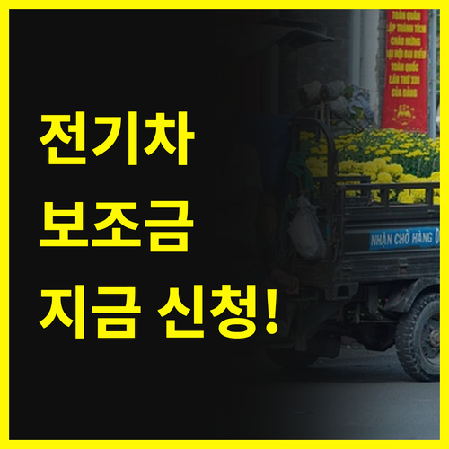 2024 전기차 보조금, 나만 몰랐어? 지금 신청 안 하면 손해!