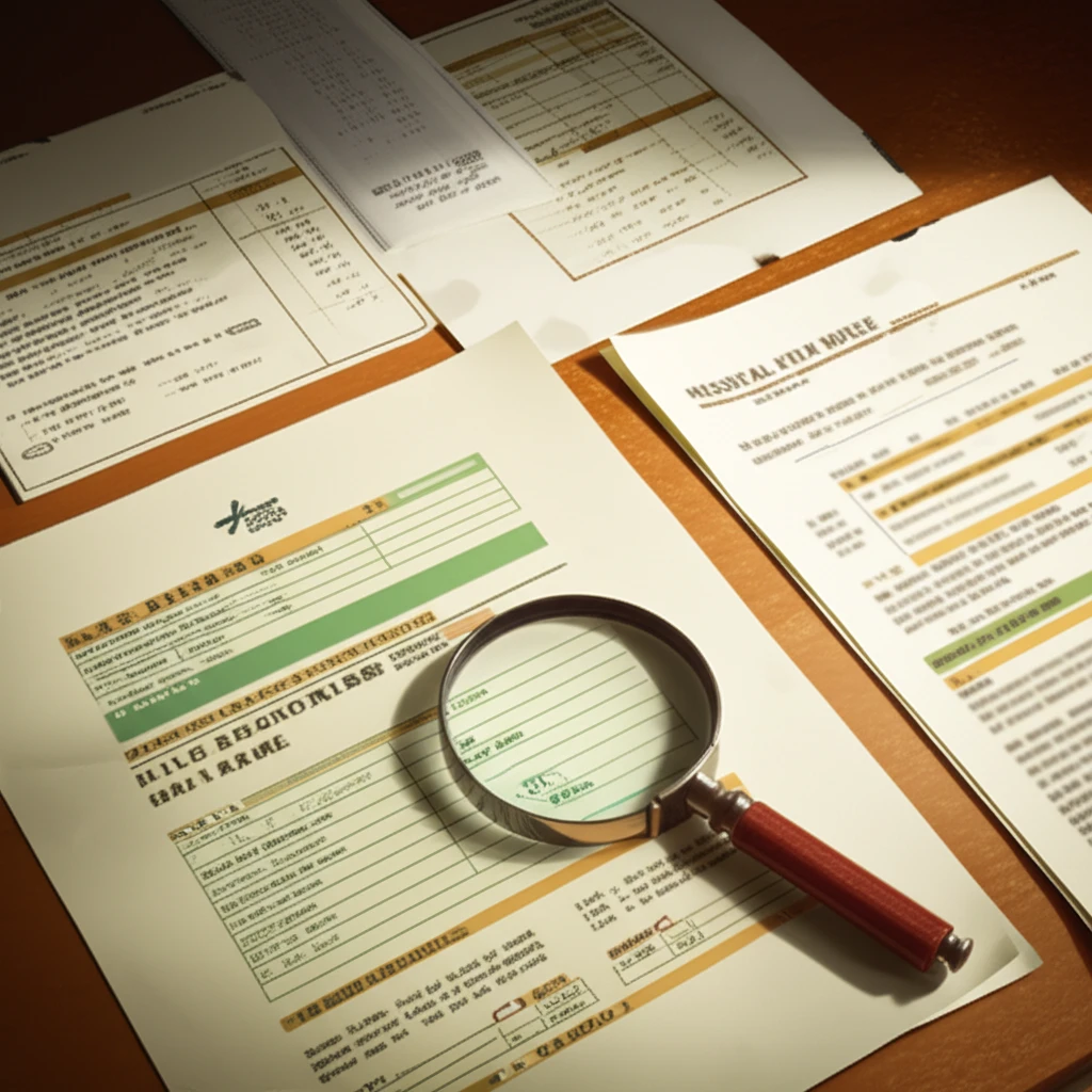 보험 서류 준비