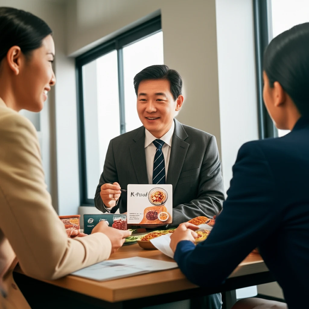 비즈니스 미팅 장면
