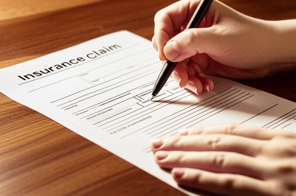 온라인 보험금 청구 화면