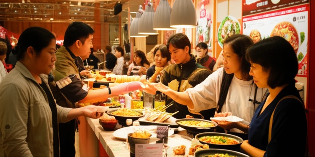 브라질 K-Food 팝업스토어 전경
