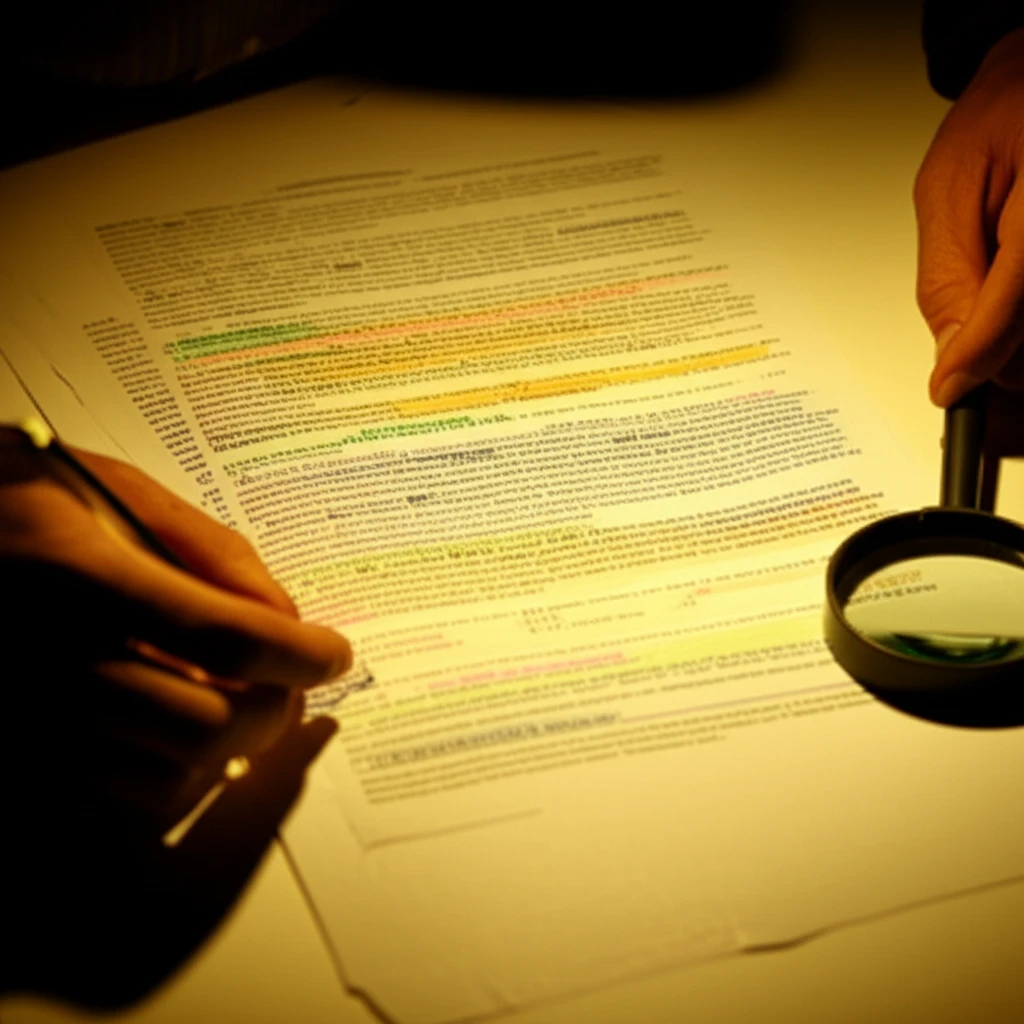 법률 서비스 조건 검토 시 유의사항을 나타내는 이미지