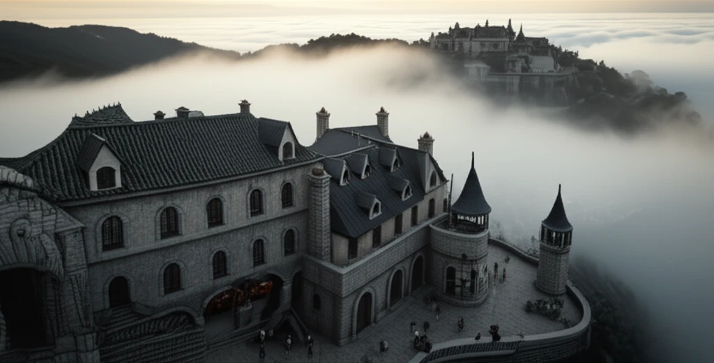 바나힐 안개 낀 풍경