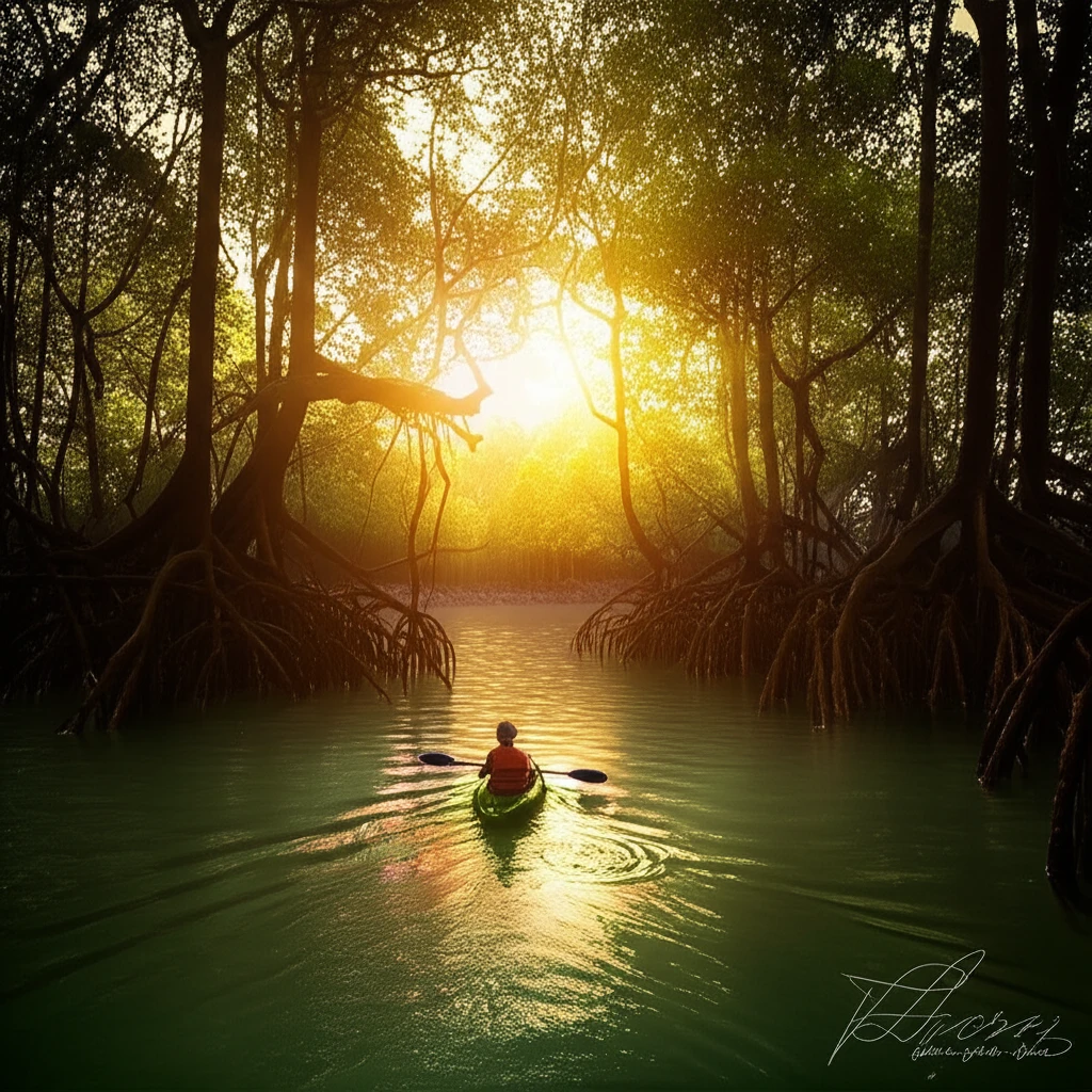 팡아만 카누 투어 이미지