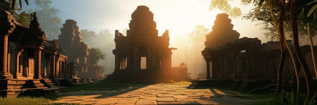 시엠립의 아름다운 풍경