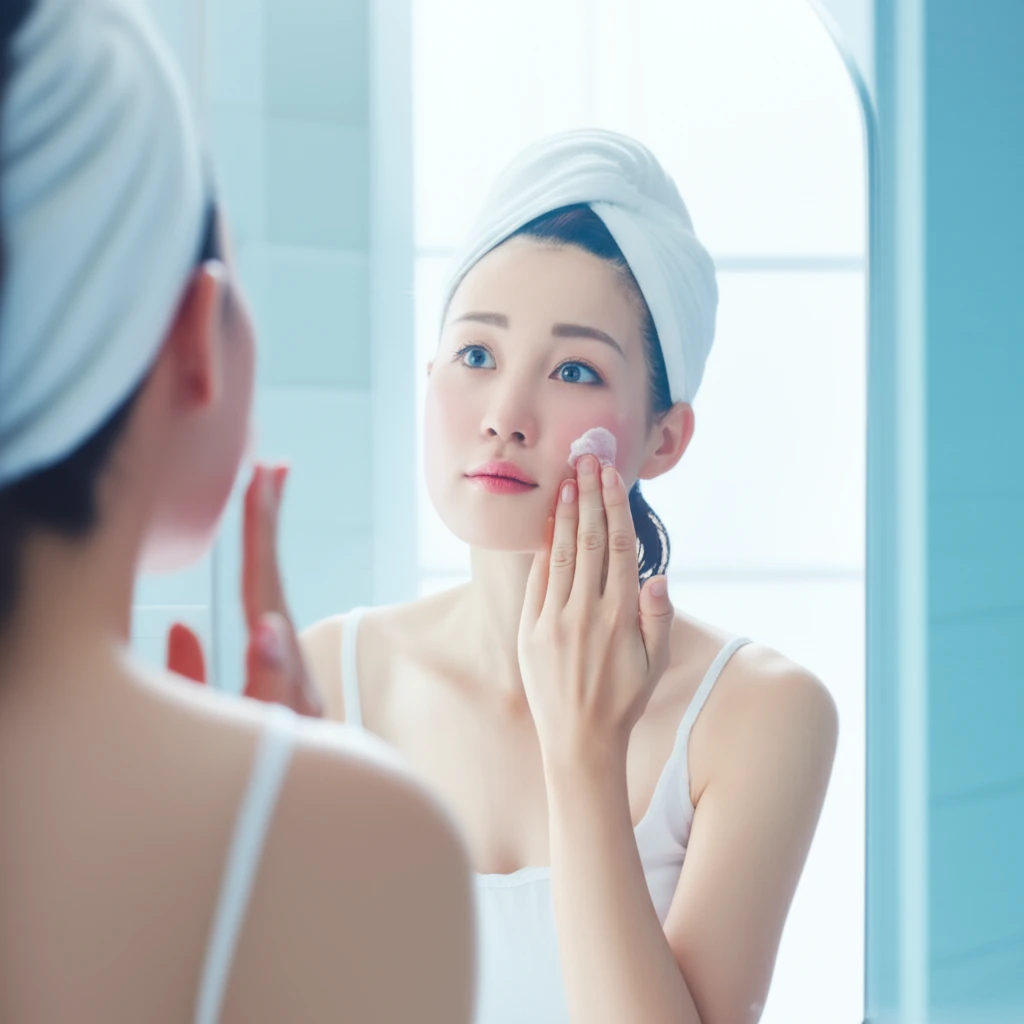 레이저 시술 진행 이미지