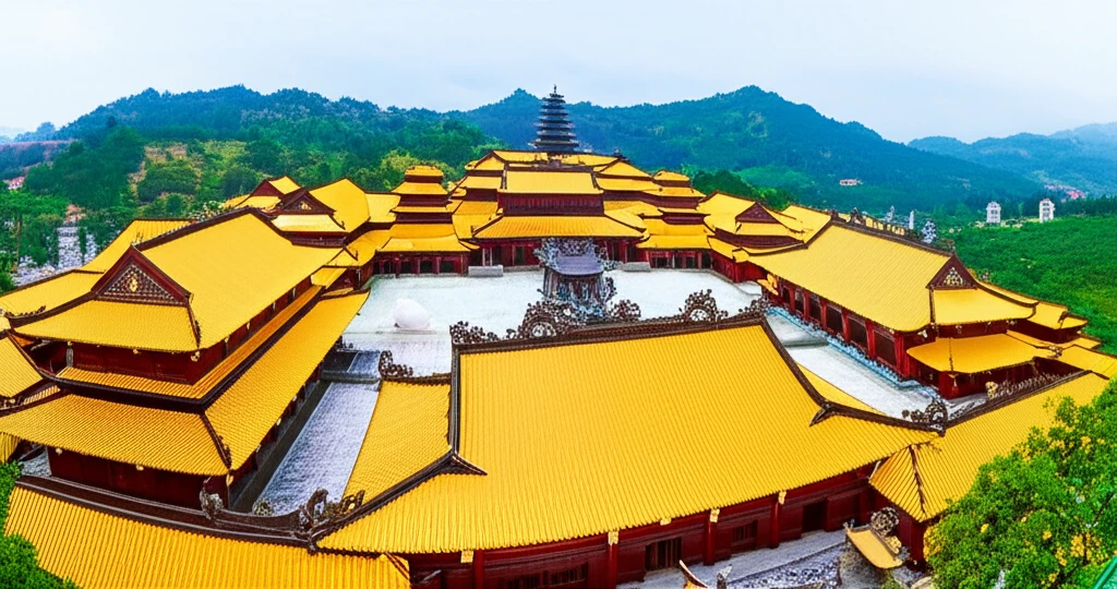 바이딘 사원의 웅장한 불상