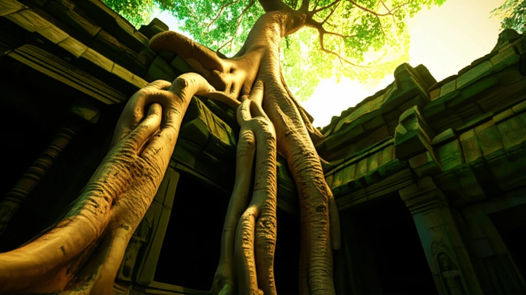 앙코르 톰 코끼리 테라스 조각