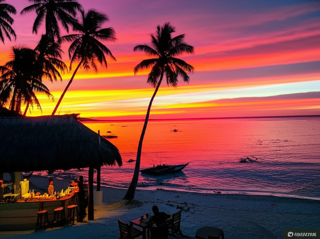 말라파스쿠아 일몰