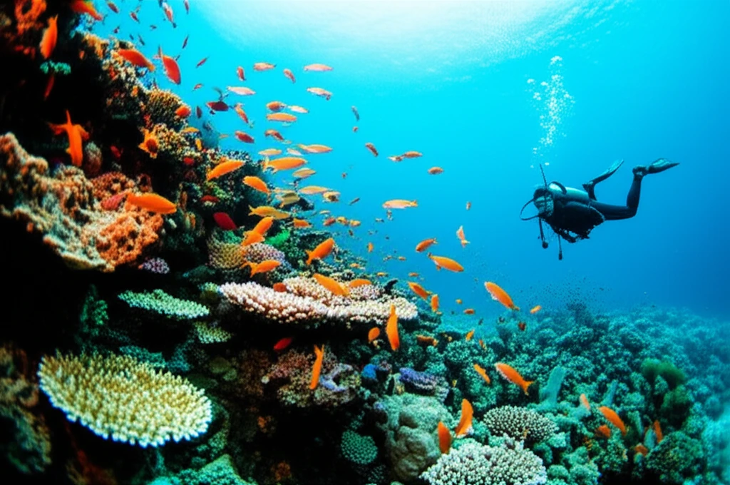 보라카이 바다 스노클링 이미지