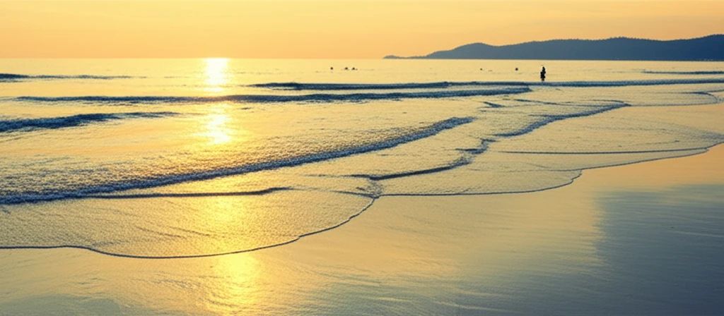 미케 해변의 일출