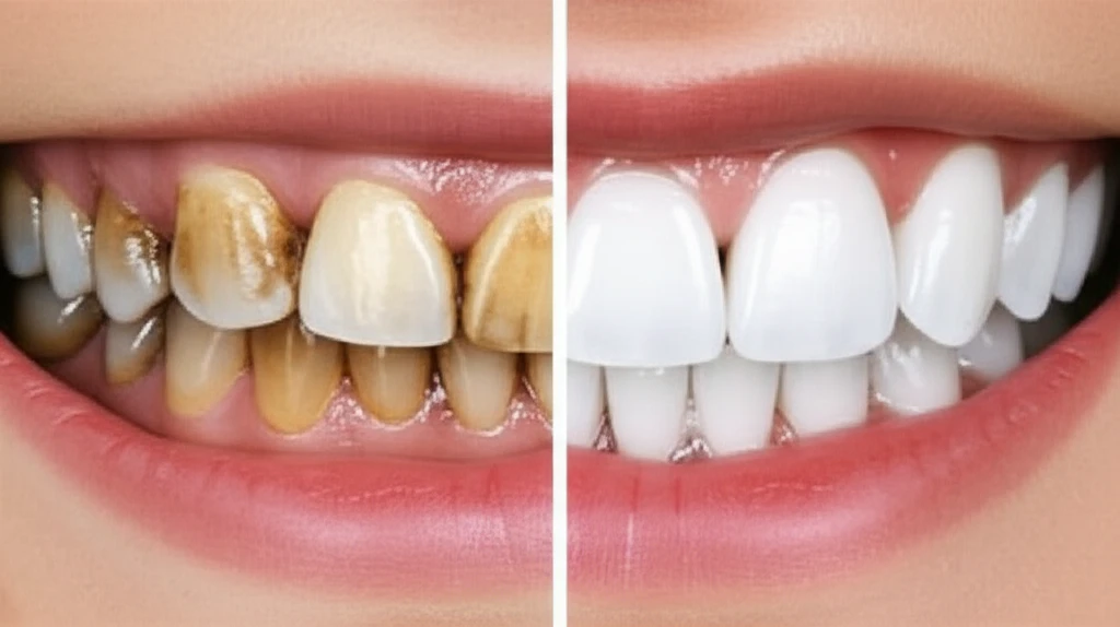치아미백 결과 확대 이미지