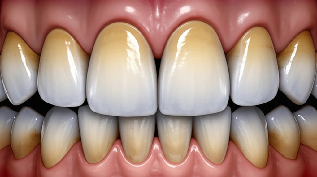 치아미백 전후 비교 이미지 1