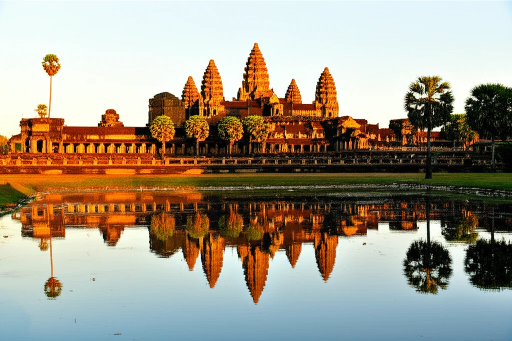 앙코르와트의 아름다운 모습