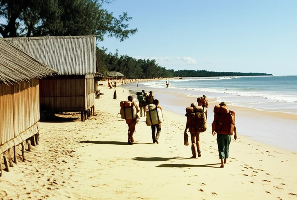 꾸따 번화한 거리