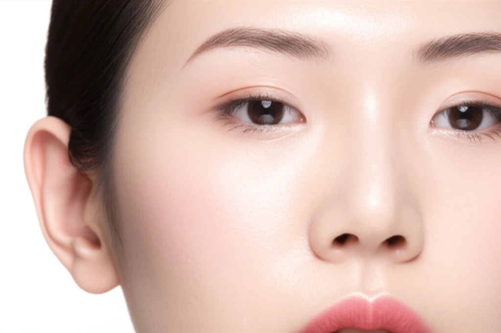 피부 자신감을 얻은 사람의 환한 미소