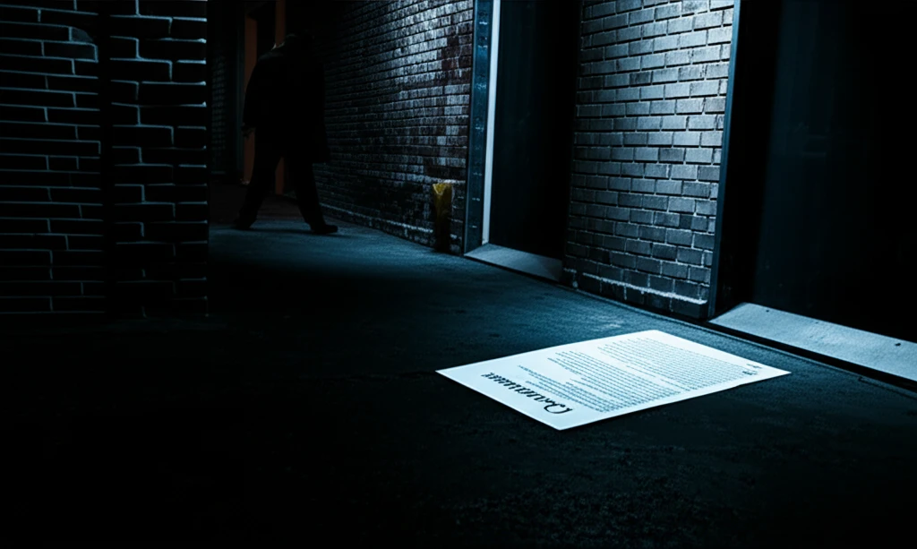 불법 브로커 주의 경고 이미지