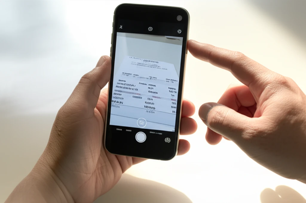 모바일로 보험금을 청구하는 이미지