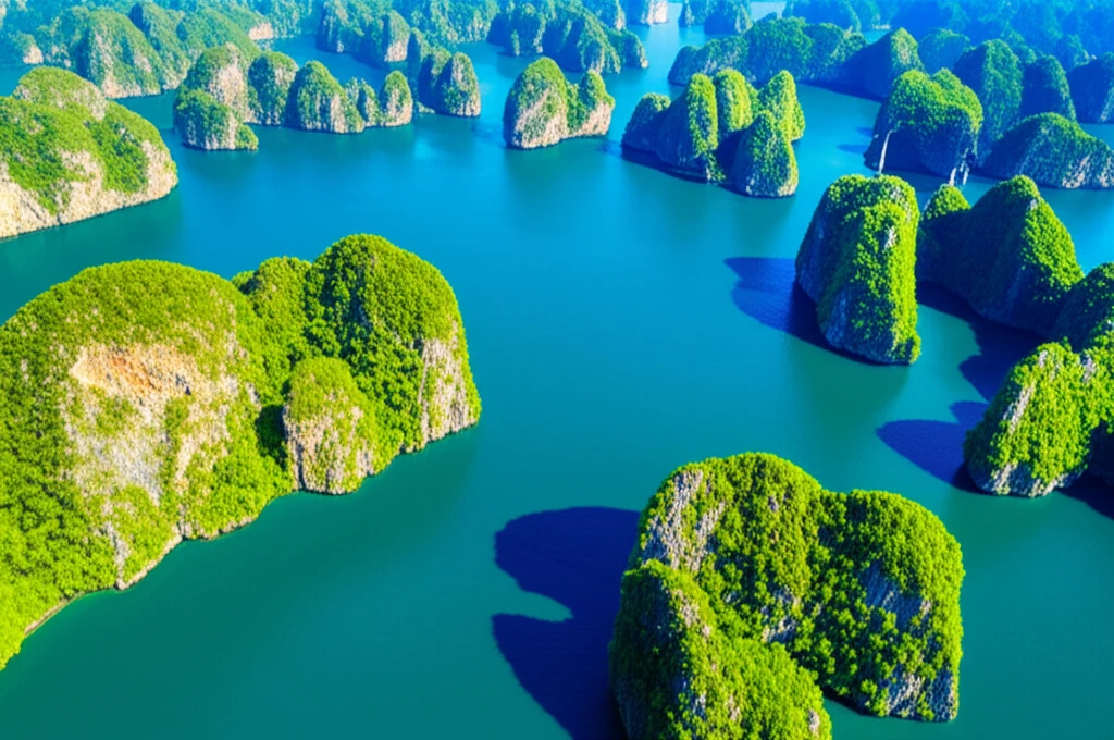 팡아만 석회암 지형 이미지 2