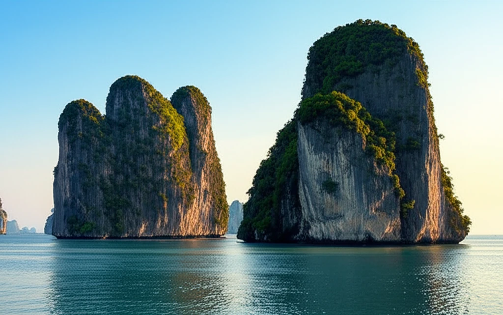 팡아만 석회암 지형 이미지 1