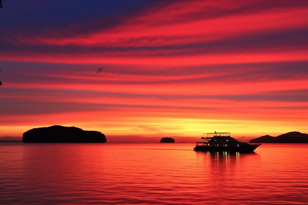 팔라완 일몰 크루즈