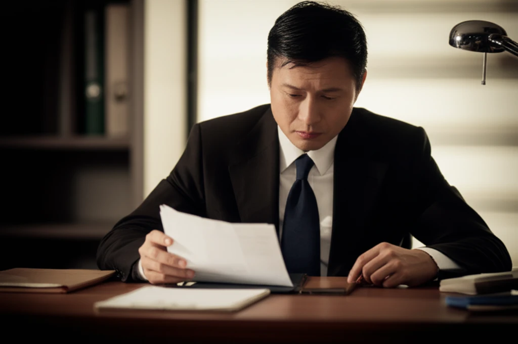 대출 보증인 선정 기준 확인 중인 모습