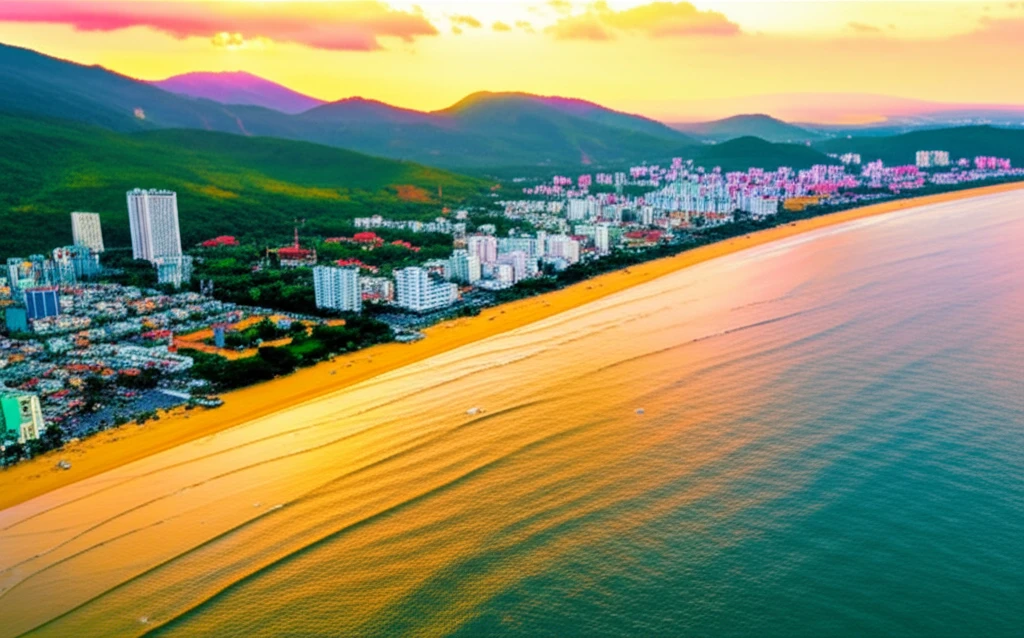 아름다운 다낭 해변