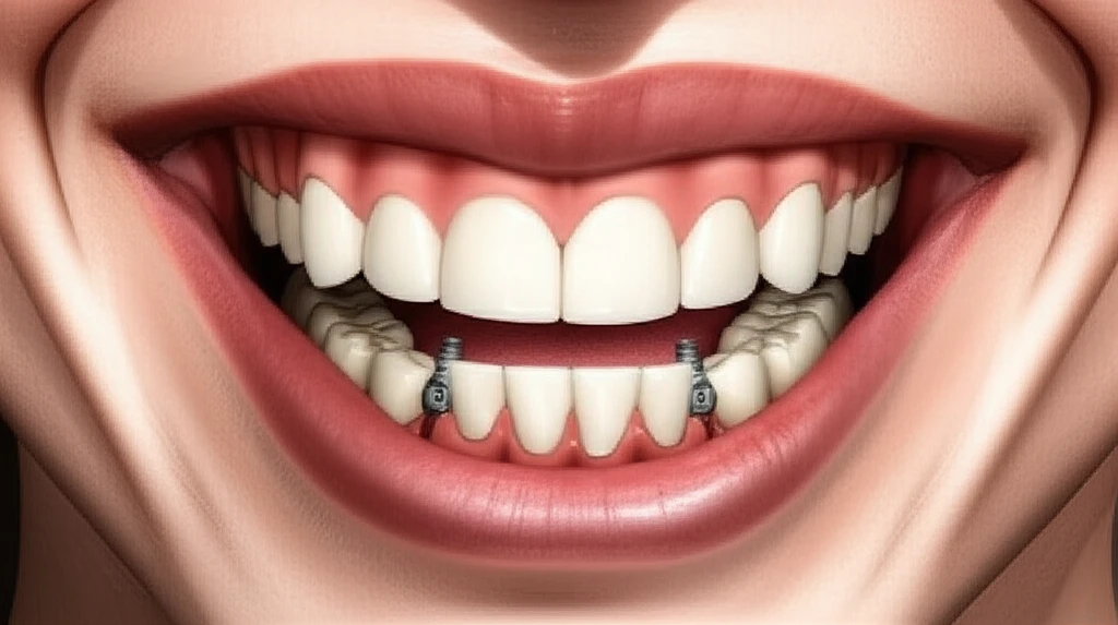 올온포 임플란트 최종 보철물