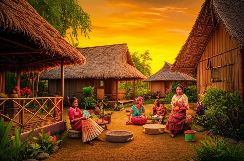 시키호르 주민의 평화로운 일상