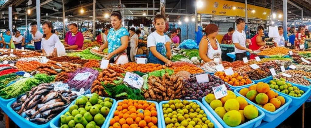 팔라완 현지 시장
