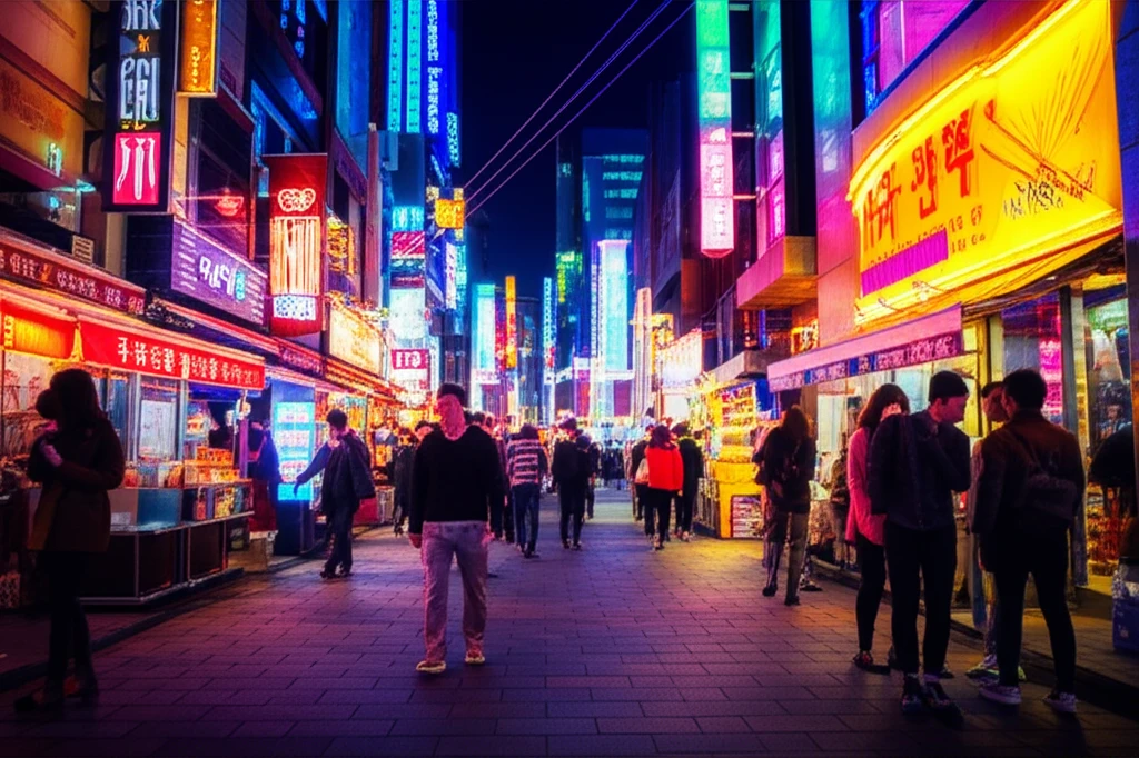 전통 문화와 현대 문화의 조화 이미지