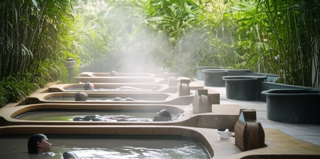 탑바 머드 온천