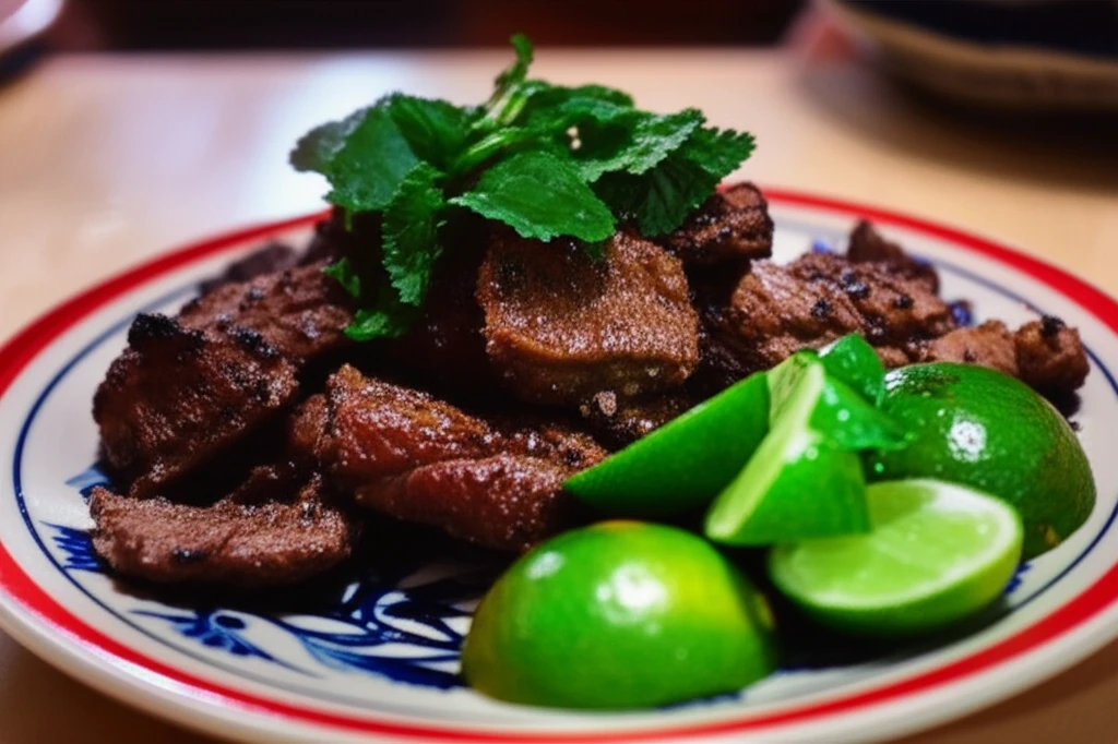 닌빈 염소고기 요리