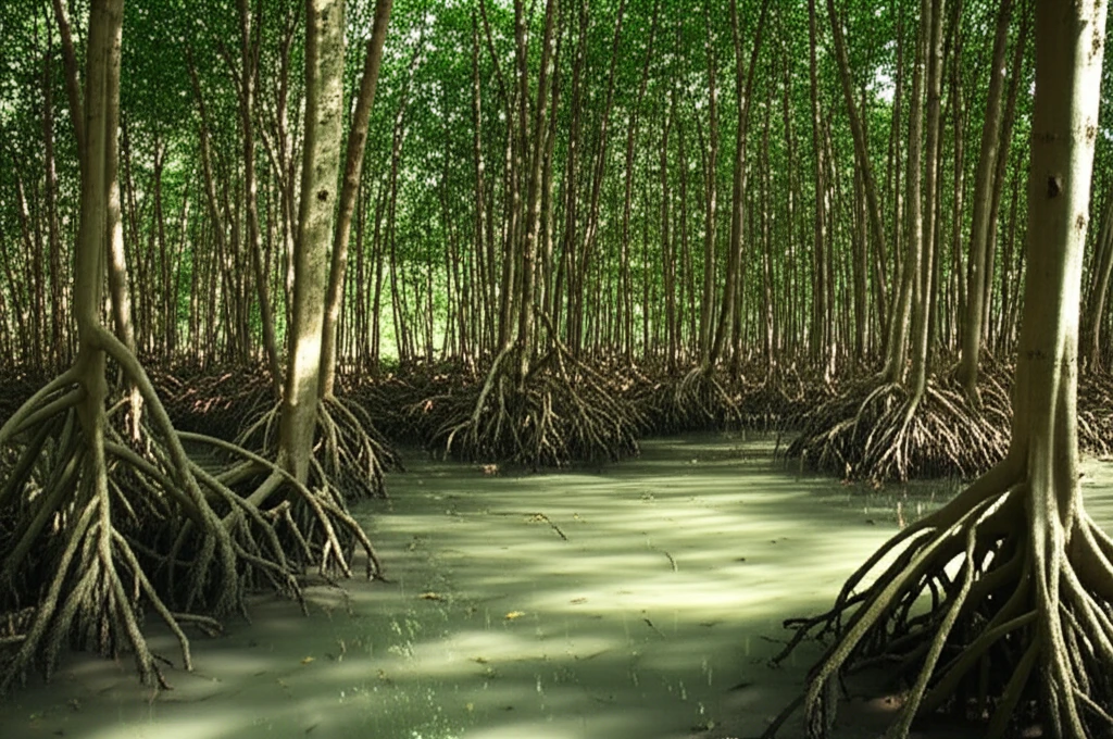 팡아만 맹그로브 숲 이미지