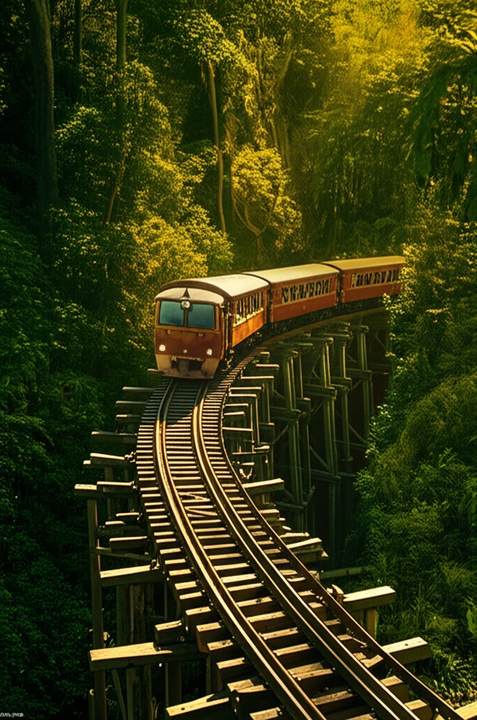 죽음의 철도를 지나는 기차