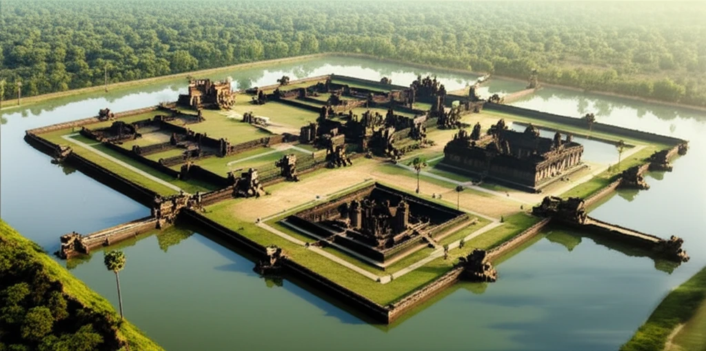 따 프롬 사원, 나무뿌리가 휘감은 모습