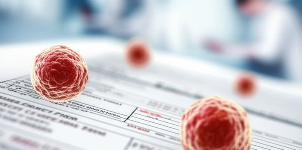 암 진단비 청구에 필요한 서류들을 정리한 이미지