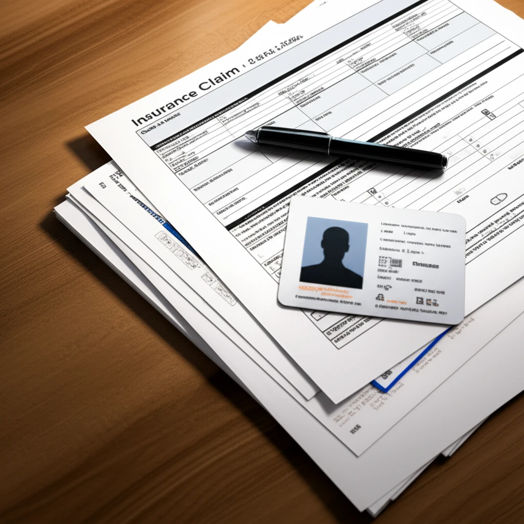 보험금 청구에 필요한 여러 서류들을 정리한 이미지