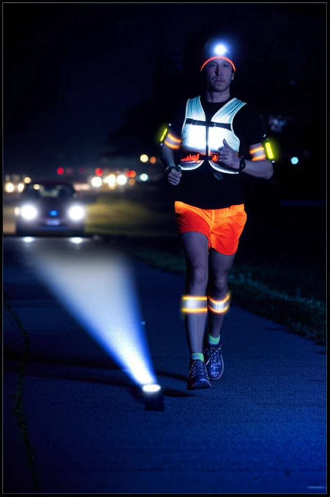 야간 러닝 시인성 확보 장비