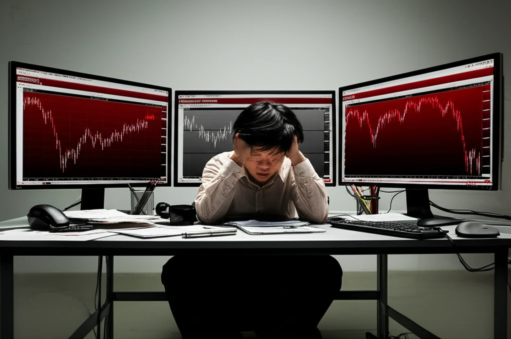 감정을 통제하는 모습 이미지