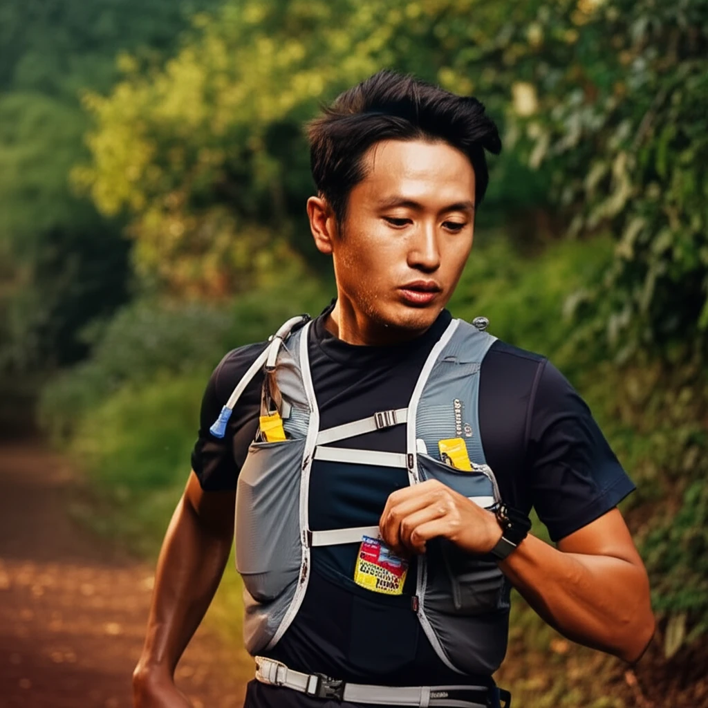 하이드레이션 팩과 에너지 젤