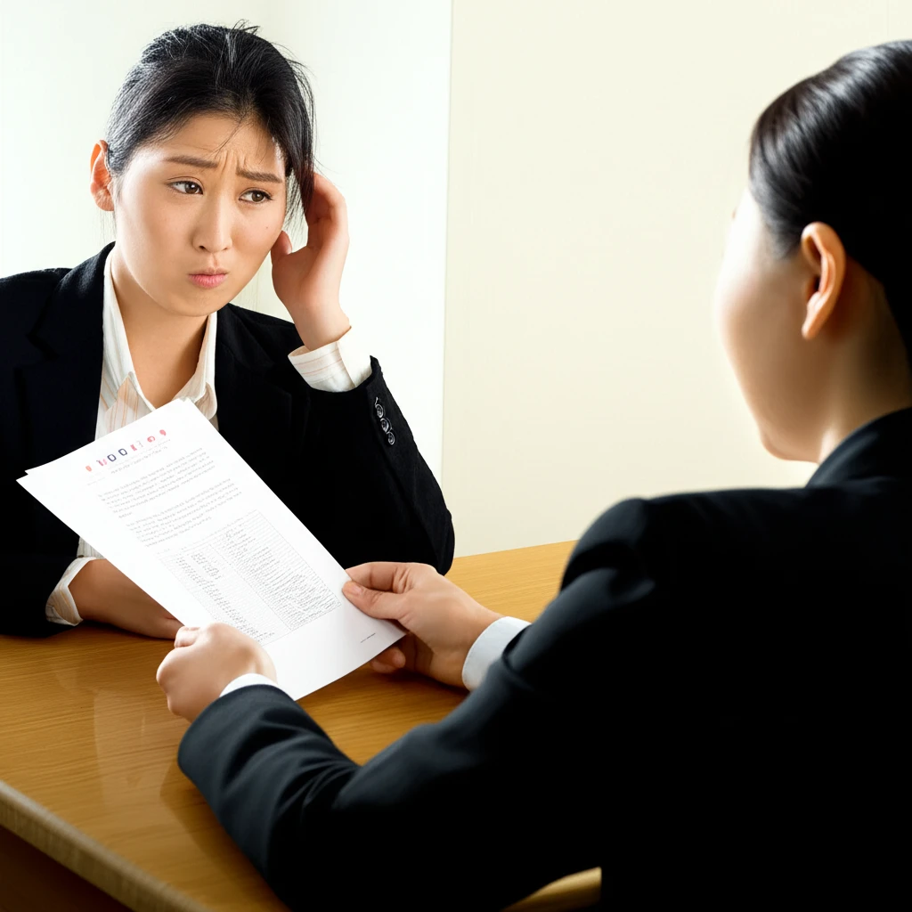 대출 상담을 받으며 중요한 서류를 살펴보는 사람들의 모습