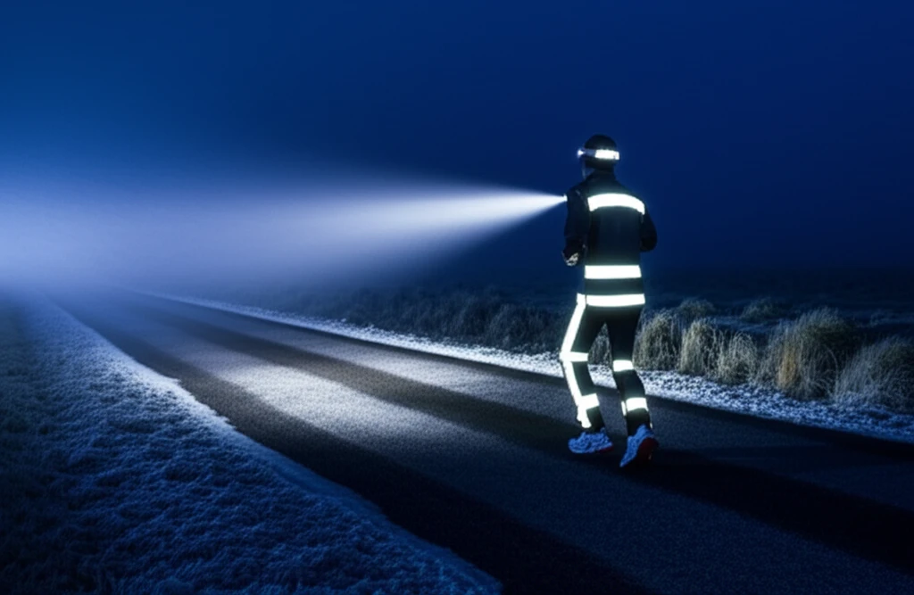 겨울 러닝용 장갑과 모자