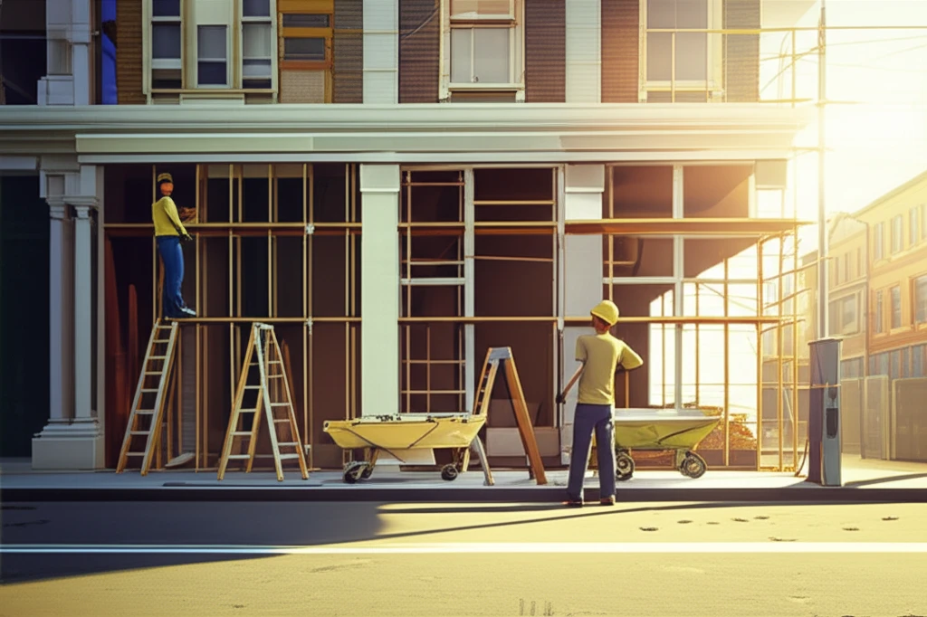 정책자금 지원 혜택을 받는 소상공인 이미지