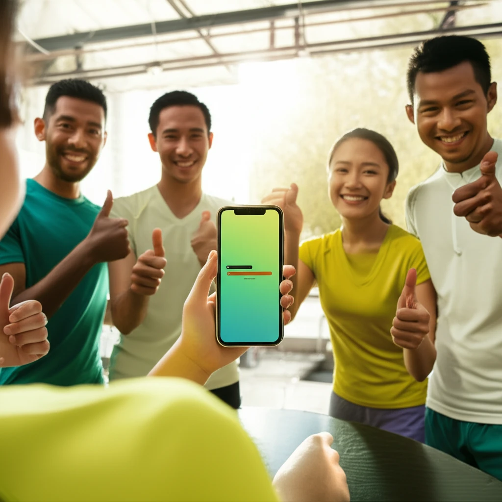 러닝 챌린지 참가자들이 서로에게 응원 댓글을 남기는 모습