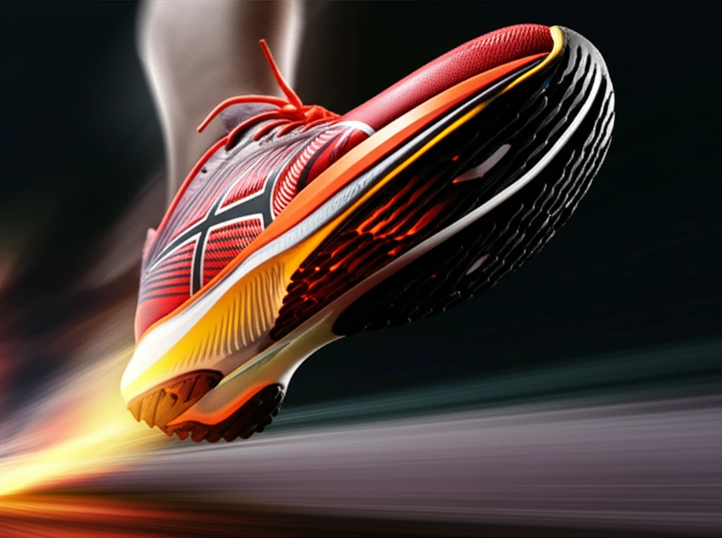 레이싱화 착용 모습