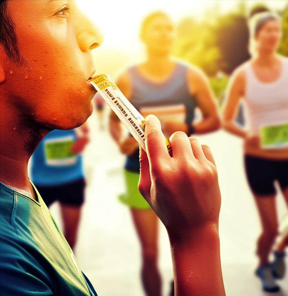 마라톤 에너지젤 보충