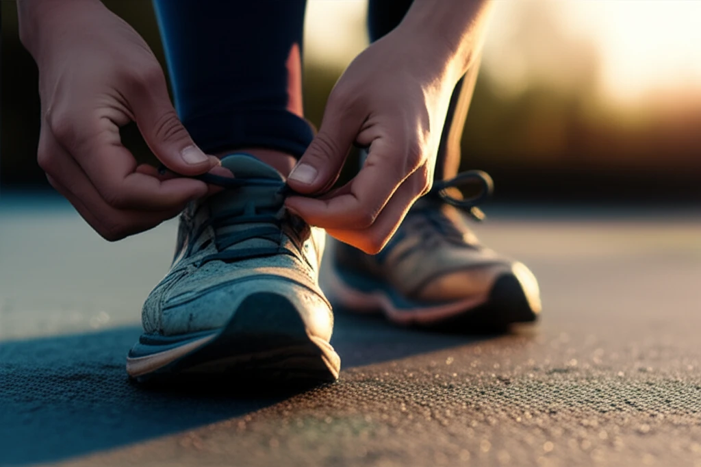 좌절 후 다시 일어서는 러너의 모습