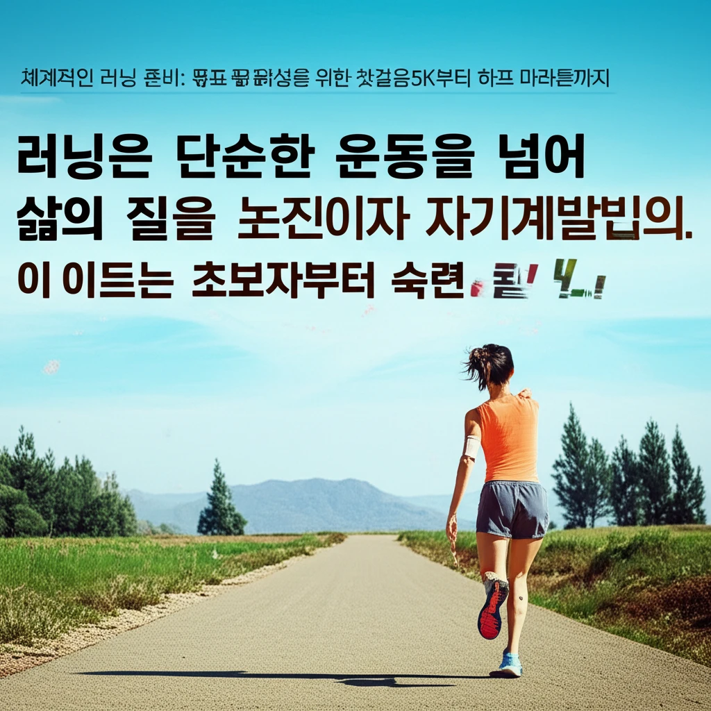 러닝 코스 지도와 러닝화
