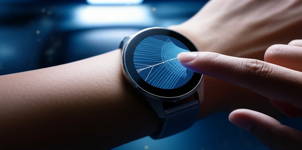 러닝워치 GPS 설정 메뉴 화면